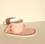 filiżanka  250ml  americano i serce pink